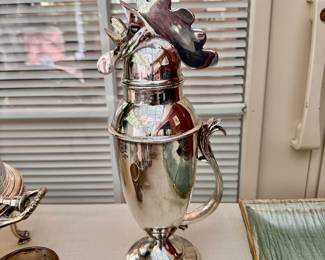 Restoration Hardware rooster cocktail pitcher 