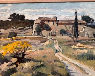 Constantin Kluge (1912-2003) oil on canvas 25"h x 27"w (canvas size)