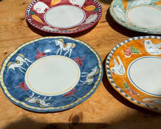 Solimene Vietri salad plates