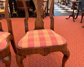 Associated pair of Georgian side chairs