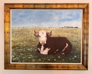Bonita Mohan oil on canvas      30.5"h x 40"w canvas size