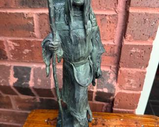 Richard V. Greeves Bird Woman bronze  12"h 