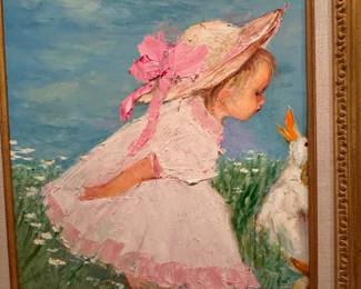 Mary Beich, American (1917-2002)   26"h x 20"w  canvas size