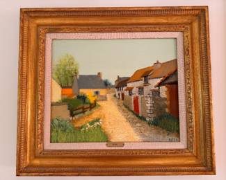 Jacques Eitel, French (1926–2006)   16"h x 19"w  canvas size