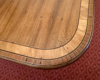 Georgian-style breakfast table 28" x 57" long x 37"w