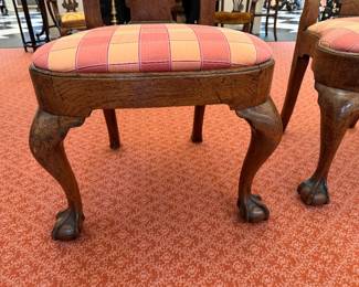 Pr.  Georgian side chairs 