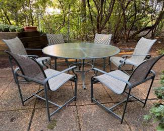 Brown Jordan "Aegean" table & Chairs