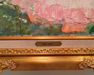 Mary Beich, American (1917-2002)   26"h x 20"w  canvas size