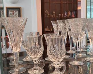 Waterford flutes & irish coffees