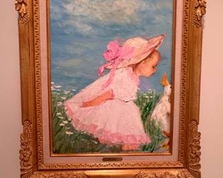 Mary Beich, American (1917-2002)   26"h x 20"w  canvas size
