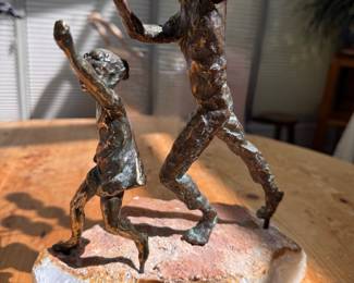 Jere bronze sculpture - not signed   21"h x 15" w 