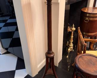 Elegant Mahogany stand 41"h x 11"d 