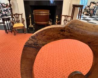 Associated pair of Georgian side chairs