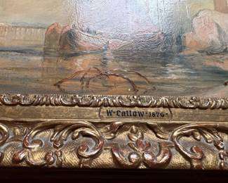 William Callow (1812 - 1908 English)   8"h x 11.5"w sight size 