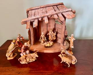 Vintage Anri nativity set 