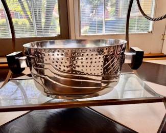 Global Views aluminum beverage tub