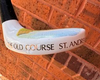 St. Andrews bone china putter