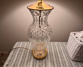 Waterford lamp 29" total height 