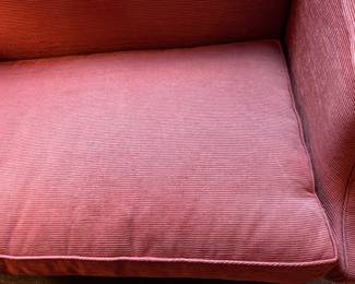 Chippendale-style camelback settee 33"h x 57"w  