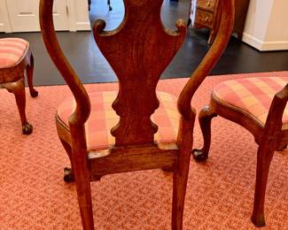 Pr.  Georgian side chairs 