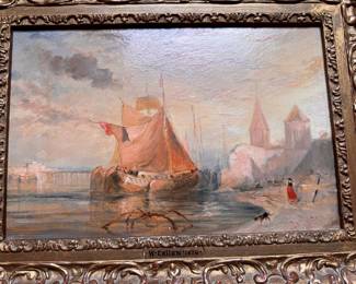 William Callow (1812 - 1908 English)   8"h x 11.5"w sight size 
