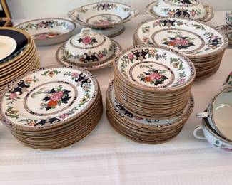Antique Minton's "York" china approx. 100 pcs.
