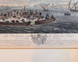 18th c. Engraving after Claude-Joseph Vernet 17" x 27"