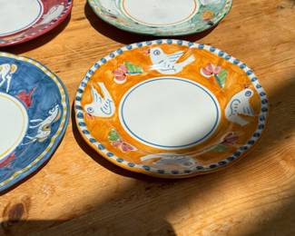 Solimene Vietri salad plates