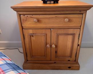 Pine cupboard   26"h x 24"w x 17"d 