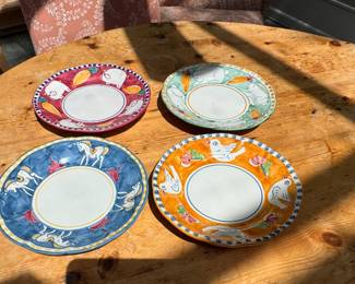 Solimene Vietri salad plates