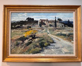 Constantin Kluge (1912-2003) oil on canvas 25"h x 27"w (canvas size)