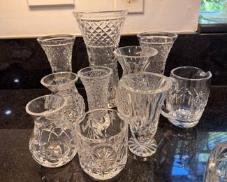 Misc. Waterford vases