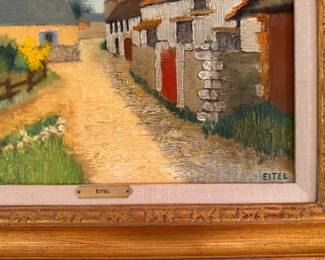 Jacques Eitel, French (1926–2006)   16"h x 19"w  canvas size