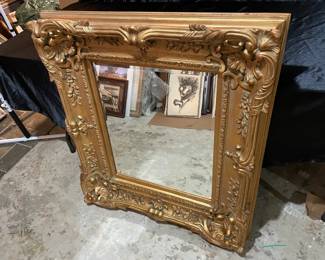 Ornate Gilded Framed Mirror