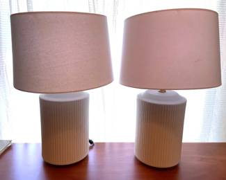 Pair Of Modern Contemporary Lamps
