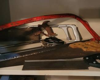 Lot of 6 Hand Saws including Vintage