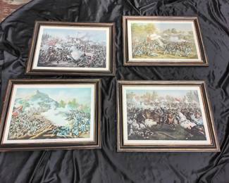 4 Civil War Art Prints