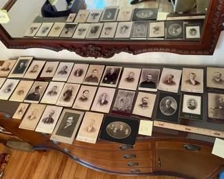 Antique Victorian Cabinet Card Photograph Portraits Of Men