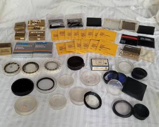 Lot of Lens Filters for Cameras