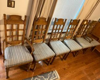 Set Of Vintage Dining Chairs