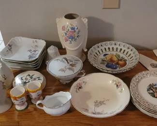 Lot of Various Vintage Porcelain and Ceramic Dishware