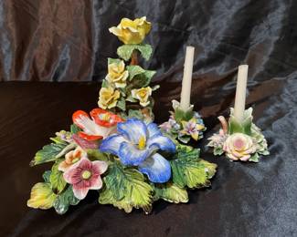 Lot Of Italian Ceramics Including Capodimonte