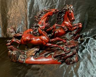 Resin Horses Sculpture Statue Figurine