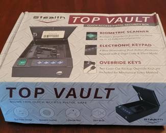 Stealth Safes Top Vault Quick Access Pistol Safe Security Box