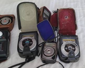 Lot of Photography Light Meters