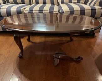 Needs Repair Oval Coffee Table