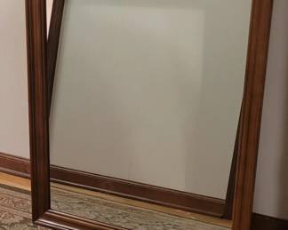 30 x 36 Rectangular Wooden Mirror