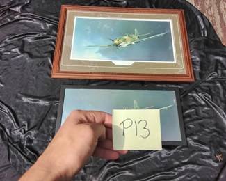 2 Prints Of A Vintage Plane