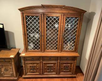 Vintage Spanish Styled China Cabinet