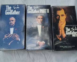 Complete The Godfather Trilogy New and Sealed in Shrink VHS
